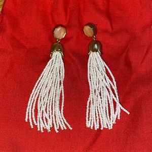 Spartina Beaded Tassel Earrings